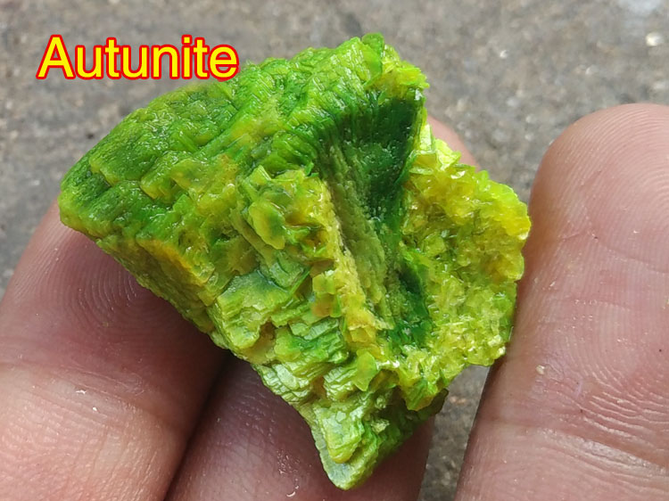 Autunite Made in Chinese Hunan,Autunite