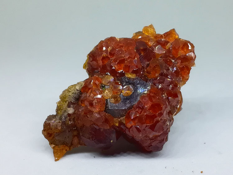 manganese aluminum garnet Fanta stone Quartz gem mineral crystal specimens,Garnet,Quartz