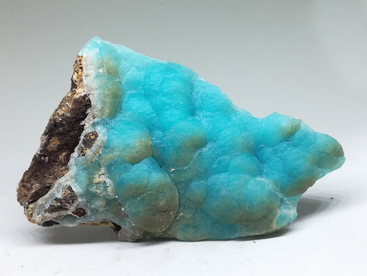 Blue hemimorphite pearl luster mineral crystal specimen gem watch Shi Yuanshi stone ore,Hemimorphite