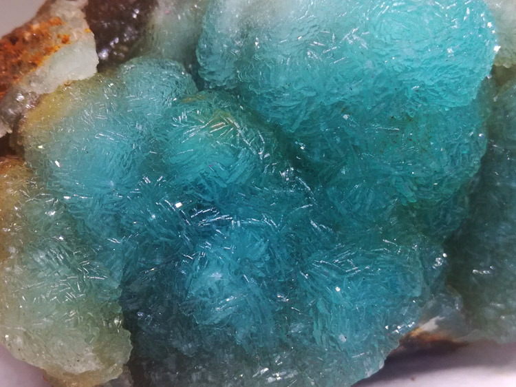 Light blue hemimorphite gem mineral stone ore samples,Hemimorphite