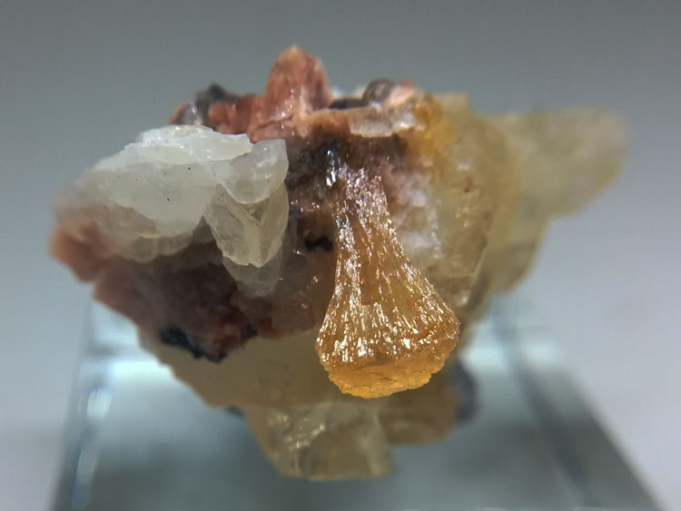 Fujian new China produced Stilbite and calcite mineral crystal stone ore samples,Stilbite,Calcite