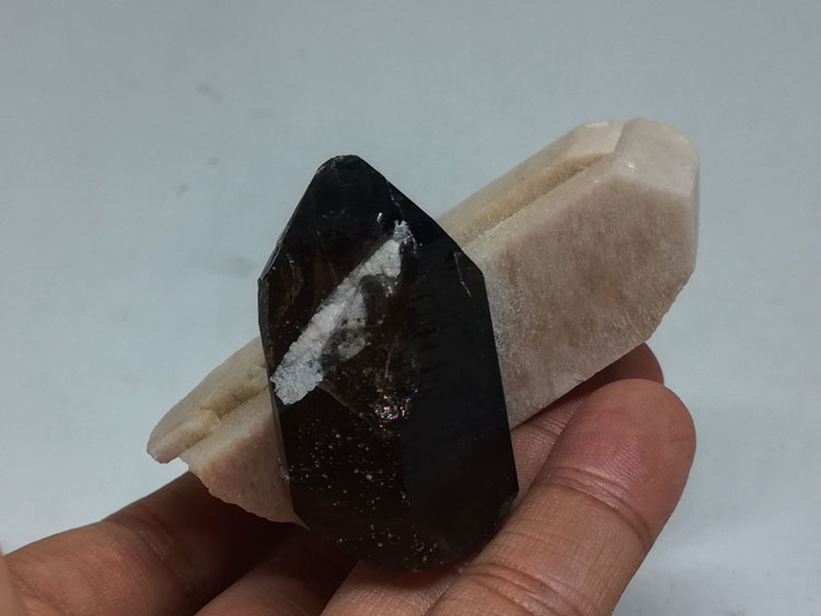 The standard of potassium feldspar, Citrine smoky quartz crystal specimens stone ore mineral,Quartz,Feldspar