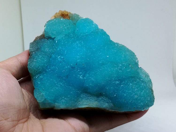 Super thick blue hemimorphic crystal mineral specimen gem stone ornamental stone ore,Hemimorphite