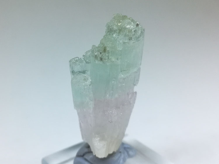 double color Aquamarine beryl Morgan Green Garnet gem stone wrapped ore mineral specimens,Aquamarine,Garnet