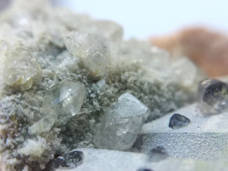 China Fujian phenacite, topaz, smoky quartz feldspar mineral crystal gem stone ore samples,Phenakite,Topaz,Quartz,Feldspar