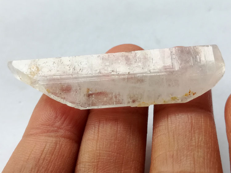 A knife like Topaz Chinese Fujian produced single crystal mineral specimen crystal gem stone ore,Topaz