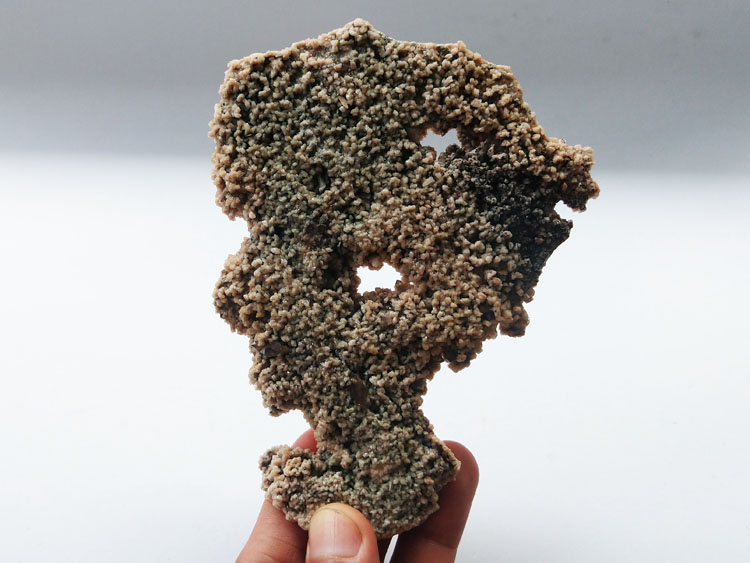 Feldspar Smoky Quartz in the shape of a human head Mineral Specimens Mineral Crystals Gem Materials,Feldspar,Quartz