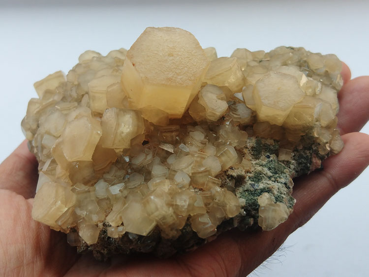Calcite Smoky Quartz Feldspar Crystal Cluster Gemstones from Symbiotic Mineral Specimens,Calcite,Quartz,Feldspar