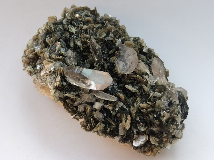 Mica,Smoky Quartz Mineral Specimens Mineral Crystals Gem Materials,Mica,Quartz