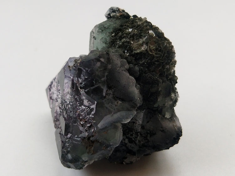 福建新出八面体萤石蓝绿紫色萤石宝石原石原矿石矿物标本晶体晶簇,萤石