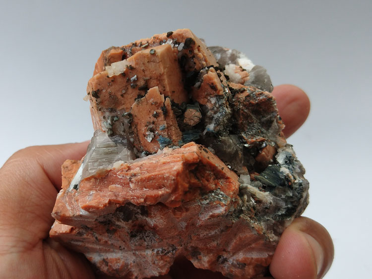 Blue Crystal Unknown mineral Microcline,Plagioclase,Feldspar Mineral Specimen Crystal Gem,Feldspar
