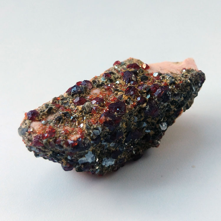 Garnet Spessartine Microcline Feldspar Mineral Specimens Crystals Gem,Garnet,Feldspar
